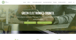 Desktop Screenshot of greenelectronicscouncil.org